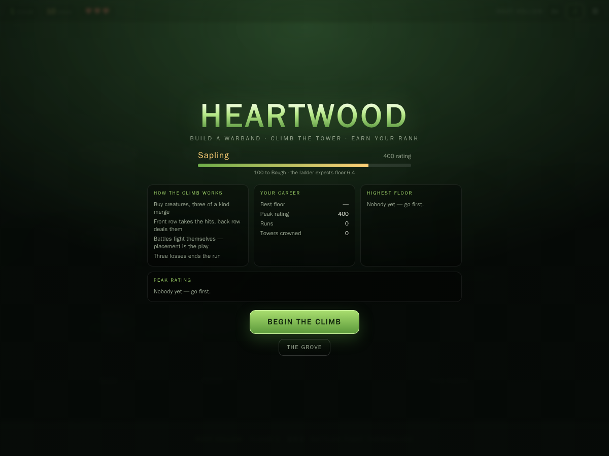 Screenshot of Heartwood